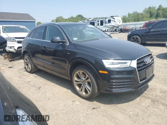 2016 Audi Q3 Prestige with VIN WA1GFCFS1GR013587, listed as a Copart auction lot 60124845 with 74,938 mi miles and Salvage title. Bid and sale history available at DreamBid. Image 4.
