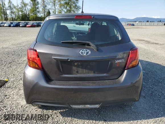 2015 Toyota Yaris L with VIN VNKJTUD33FA019160, listed as a Copart auction lot 54369235 with 65,595 mi miles and Salvage Title. Bid and sale history available at carsss.com. Image 6.