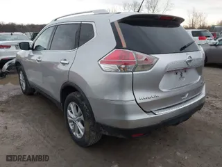 2016 Nissan Rogue SV with VIN KNMAT2MV3GP634708, listed as a IAAI auction lot 41931618 with 143,555 mi miles. Bid and sale history available at carsss.com. Image 3.