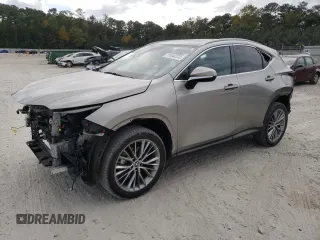 2023 Lexus NX with VIN 2T2GKCEZ8PC010465, listed as a Copart auction lot 77894374 with 18,269 mi miles and Salvage Title. Bid and sale history available at carsss.com. Image 1.