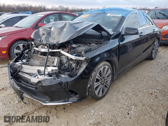 2019 Mercedes-Benz CLA 250 with VIN WDDSJ4GB9KN724866, listed as a Copart auction lot 79006643 with 60,840 mi miles and . Bid and sale history available at DreamBid. Image 1.