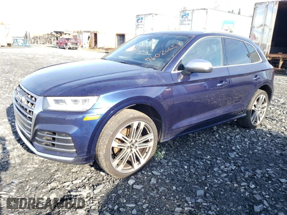 2018 Audi SQ5 Prestige with VIN WA1C4AFY1J2021704, listed as a Copart auction lot 76020664 with 119,928 mi miles and Salvage Title. Bid and sale history available at DreamBid. Image 1.