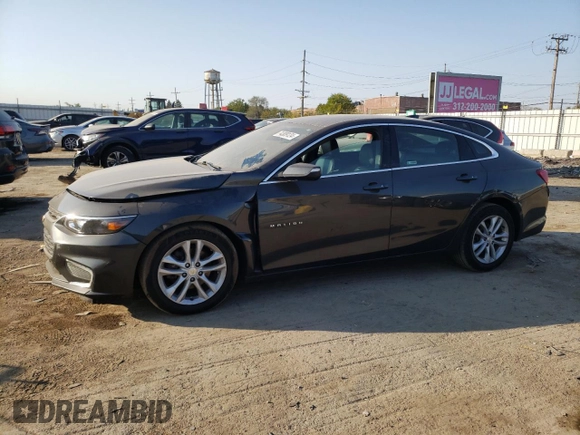 2018 Chevrolet Malibu LT with VIN 1G1ZD5ST9JF196429, listed as a Copart auction lot 74309124 with 125,132 mi miles and Salvage Title. Bid and sale history available at carsss.com. Image 1.