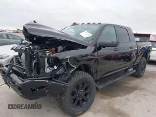 2024 Ram 2500 Laramie with VIN 3C6UR5NL6RG279140, listed as a IAAI auction lot 42042715 with 1,538 mi miles and . Bid and sale history available at DreamBid. Image 2.