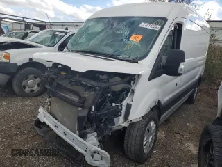 2023 Ford Transit Cargo with VIN 1FTBW9C89PKB53259, listed as a Copart auction lot 71014954 with Not Provided miles and Non Repairable. Bid and sale history available at DreamBid. Image 1.