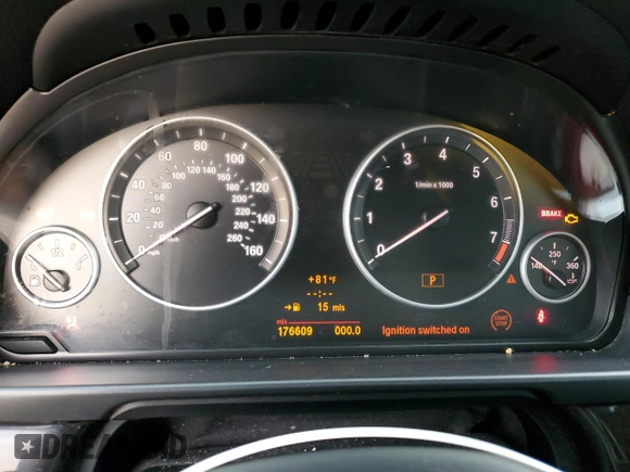 2011 BMW 5 Series 528i with VIN WBAFR1C51BC743598, listed as a Copart auction lot 78540194 with 176,609 mi miles and Clean Title. Bid and sale history available at carsss.com. Image 9.