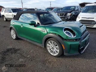 2024 MINI Convertible Cooper S with VIN WMW43DL03R3R99976, listed as a Copart auction lot 88112225 with 17,104 mi miles and Clean title. Bid and sale history available at DreamBid. Image 4.