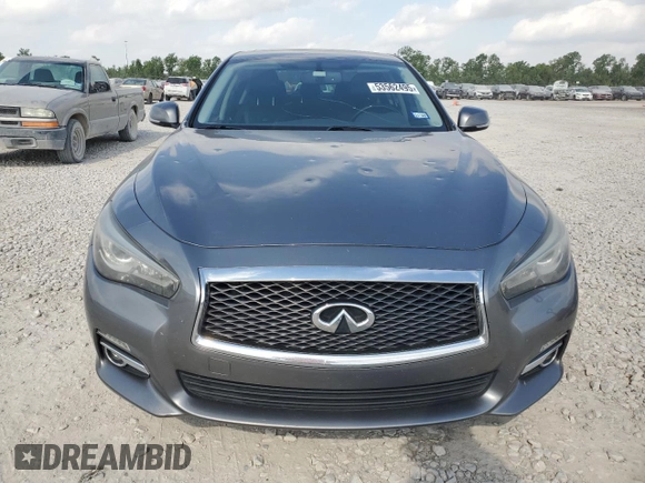 2014 Infiniti Q50 Sport with VIN JN1BV7AP2EM677598, listed as a Copart auction lot 53562495 with 162,310 mi miles and Clean title. Bid and sale history available at DreamBid. Image 5.