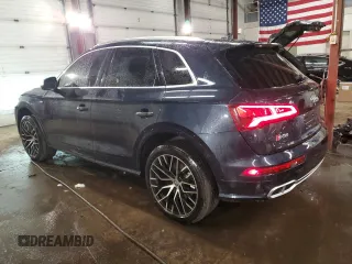 2018 Audi SQ5 Premium Plus with VIN WA1A4AFY0J2140061, listed as a Copart auction lot 42918335 with 111,415 mi miles and Salvage Title. Bid and sale history available at DreamBid. Image 2.