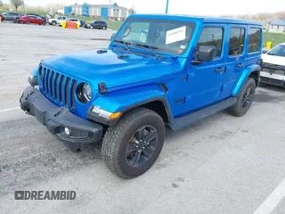 2023 Jeep Wrangler Sahara with VIN 1C4HJXEG4PW584800, listed as a IAAI auction lot 41908392 with 22,108 mi miles and . Bid and sale history available at DreamBid. Image 18.