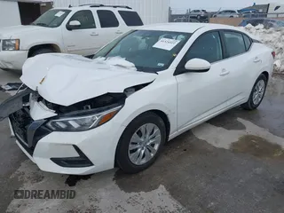 2022 Nissan Sentra S with VIN 3N1AB8BV0NY252854, listed as a IAAI auction lot 41324222 with 57,272 mi miles. Bid and sale history available at carsss.com. Image 16.