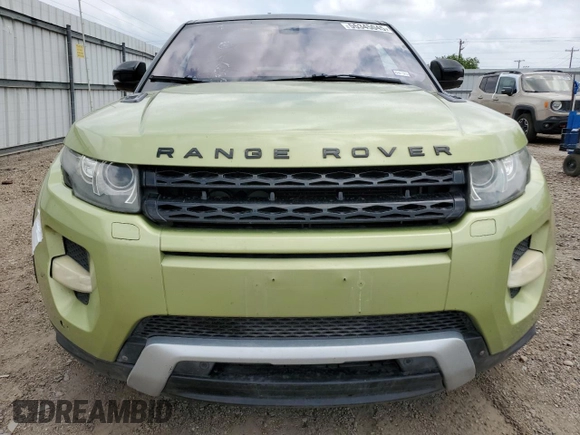 2012 Land Rover Range Rover Evoque Dynamic Premium with VIN SALVT1BG4CH621074, listed as a Copart auction lot 55345045 with 101,129 mi miles and Salvage title. Bid and sale history available at DreamBid. Image 5.