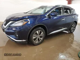 2023 Nissan Murano SV z VIN 5N1AZ2BJ7PC129840, wystawiony jako Copart lot #52972835 z przebiegiem 56 198 mil mil oraz Szkoda całkowita • Salvage title. Historia ofert i sprzedaży dostępna na DreamBid. Obrazek 1.