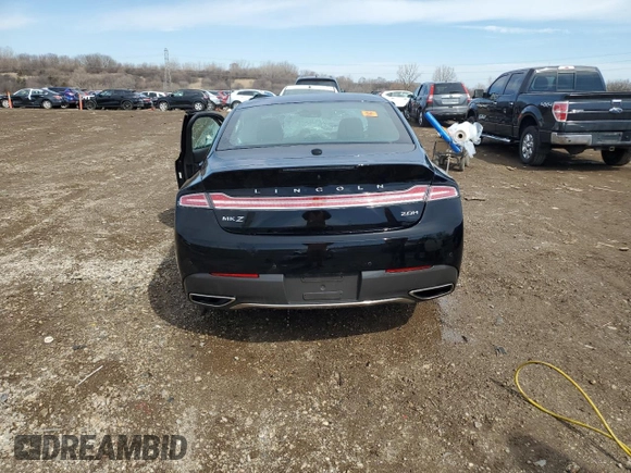 2018 Lincoln MKZ Hybrid Reserve with VIN 3LN6L5MU6JR601499, listed as a Copart auction lot 48224625 with Not provided miles and Salvage title. Bid and sale history available at DreamBid. Image 6.