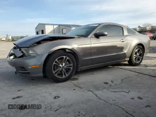 2013 Ford Mustang V6 with VIN 1ZVBP8AM7D5252239, listed as a Copart auction lot 53488615 with 184,813 mi miles and Salvage title. Bid and sale history available at DreamBid. Image 1.