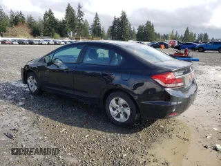 2015 Honda Civic Sedan LX with VIN 19XFB2F53FE277437, listed as a Copart auction lot 51210605 with 98,548 mi miles and Salvage Title. Bid and sale history available at carsss.com. Image 2.