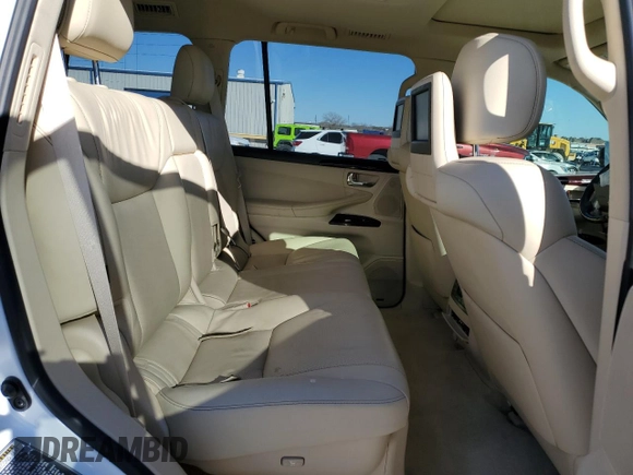 2015 Lexus LX 570 with VIN JTJHY7AX7F4167891, listed as a Copart auction lot 48007665 with Not Provided miles and Salvage Title. Bid and sale history available at DreamBid. Image 11.