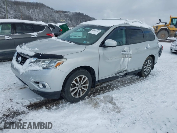 2015 Nissan Pathfinder Platinum z VIN 5N1AR2MM1FC675197, wystawiony jako IAAI lot #41595067 z przebiegiem 96 135 mil mil oraz . Historia ofert i sprzedaży dostępna na DreamBid. Obrazek 17.