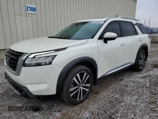 2023 Nissan Pathfinder Platinum с VIN 5N1DR3DF5PC219712, выставлен на аукционе Copart как лот 49728155 с пробегом 33 015 миль миль и Чистый • Clean title. История ставок и продаж доступна на DreamBid. Изображение 1.