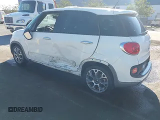 2014 FIAT 500L Trekking with VIN ZFBCFADH7EZ017515, listed as a IAAI auction lot 41431155 with 128,311 mi miles and . Bid and sale history available at DreamBid. Image 3.