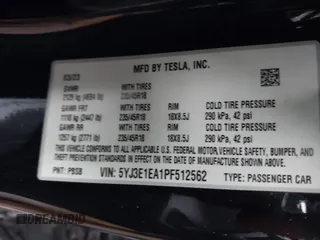 2023 Tesla Model 3 z VIN 5YJ3E1EA1PF512562, wystawiony jako IAAI lot #41719618 z przebiegiem 43 612 mil mil oraz . Historia ofert i sprzedaży dostępna na DreamBid. Obrazek 9.
