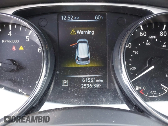 2015 Nissan Rogue SL with VIN 5N1AT2MV3FC759340, listed as a IAAI auction lot 41730322 with 61,561 mi miles and . Bid and sale history available at carsss.com. Image 15.