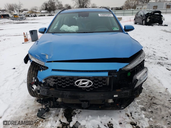 2018 Hyundai Kona Ultimate with VIN KM8K5CA55JU102809, listed as a Copart auction lot 44889365 with 55,106 mi miles and Salvage Title. Bid and sale history available at carsss.com. Image 5.