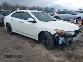 2011 Acura TSX with VIN JH4CU2F61BC014367, listed as a IAAI auction lot 42004221 with 155,297 mi miles. Bid and sale history available at carsss.com. Image 1.