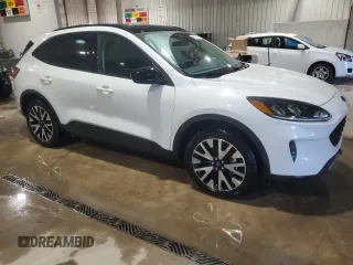 2020 Ford Escape SE Sport Hybrid with VIN 1FMCU9BZ0LUC28736, listed as a Copart auction lot 45525015 with 65,481 mi miles and Salvage Title. Bid and sale history available at DreamBid. Image 4.