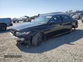 2019 Honda Accord Sport with VIN 1HGCV1F3XKA090777, listed as a Copart auction lot 55314915 with 52,077 mi miles and Salvage Title. Bid and sale history available at DreamBid. Image 1.