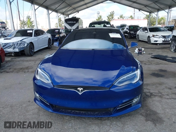 2016 Tesla Model S 90D with VIN 5YJSA1E22GF154873, listed as a IAAI auction lot 41950274 with 82,649 mi miles and . Bid and sale history available at DreamBid. Image 12.