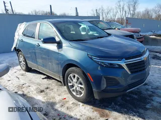 2024 Chevrolet Equinox LT with VIN 3GNAXTEG9RL282301, listed as a IAAI auction lot 41469506 with 15,578 mi miles and . Bid and sale history available at DreamBid. Image 1.