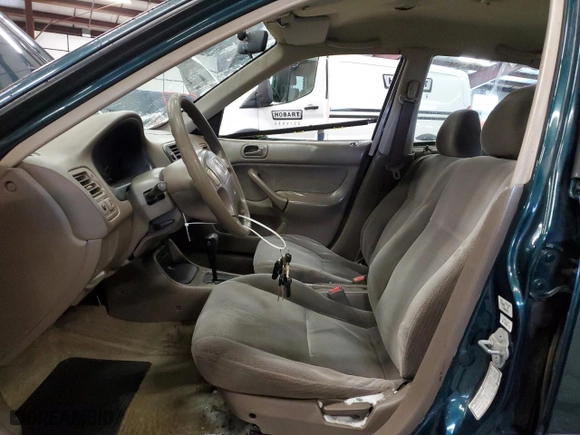 1996 Honda Civic DX with VIN 1HGEJ6625TL024927, listed as a Copart auction lot 44312075 with 132,594 mi miles and Salvage Title. Bid and sale history available at carsss.com. Image 7.