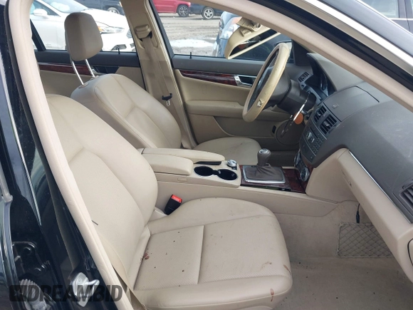 2011 Mercedes-Benz C 300 Sport with VIN WDDGF8BB3BR175471, listed as a IAAI auction lot 41930486 with 98,549 mi miles and . Bid and sale history available at carsss.com. Image 5.