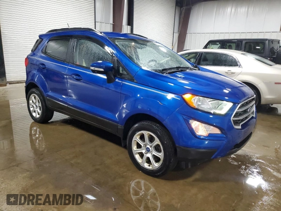 2020 Ford EcoSport SE with VIN MAJ6S3GL6LC368813, listed as a Copart auction lot 53084445 with 73,016 mi miles and Salvage Title. Bid and sale history available at carsss.com. Image 4.