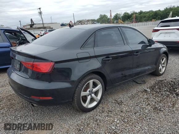 2015 Audi A3 Premium with VIN WAUBFGFF9F1126370, listed as a Copart auction lot 62203605 with 105,503 mi miles and Clean title. Bid and sale history available at DreamBid. Image 3.