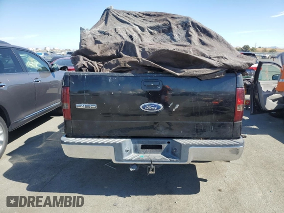 2004 Ford F-150 XLT with VIN 1FTRX12554FA18594, listed as a Copart auction lot 72337534 with 0 mi miles and Salvage Title. Bid and sale history available at carsss.com. Image 6.