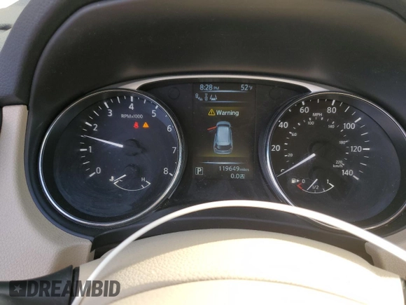 2015 Nissan Rogue SL with VIN 5N1AT2MV8FC910575, listed as a Copart auction lot 49829115 with 119,649 mi miles and Salvage Title. Bid and sale history available at carsss.com. Image 9.