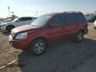 2003 Honda Pilot EX z VIN 2HKYF18683H606007, wystawiony jako Copart lot #56122395 z przebiegiem 200 269 mil mil oraz Szkoda całkowita • Salvage title. Historia ofert i sprzedaży dostępna na DreamBid. Obrazek 1.