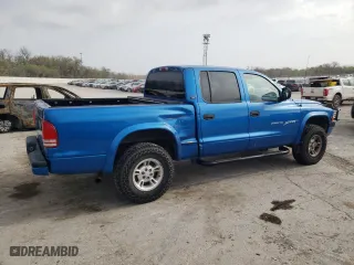 2000 Dodge Dakota Sport with VIN 1B7GG2AN0YS699193, listed as a Copart auction lot 51438325 with 127,106 mi miles and Salvage Title. Bid and sale history available at carsss.com. Image 3.
