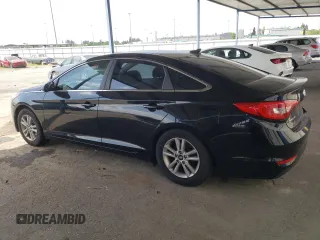 2015 Hyundai Sonata 2.4L SE with VIN 5NPE24AF4FH217346, listed as a Copart auction lot 53923845 with 104,000 mi miles and Salvage Title. Bid and sale history available at carsss.com. Image 2.
