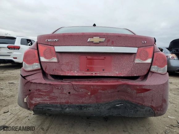 2011 Chevrolet Cruze LT w/1LT with VIN 1G1PF5S90B7282570, listed as a Copart auction lot 43859505 with 131,887 mi miles and Salvage Title. Bid and sale history available at carsss.com. Image 6.