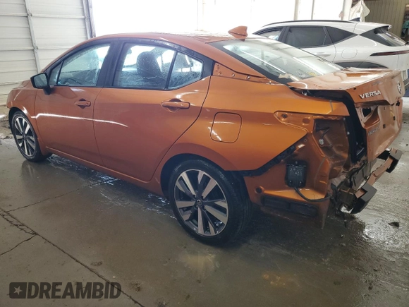 2021 Nissan Versa SR with VIN 3N1CN8FV9ML813557, listed as a Copart auction lot 60242635 with 65,825 mi miles and Salvage title. Bid and sale history available at DreamBid. Image 2.