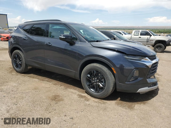 2022 Chevrolet Blazer LT with VIN 3GNKBJR41NS236338, listed as a Copart auction lot 59004265 with 61,561 mi miles and Salvage title. Bid and sale history available at DreamBid. Image 4.