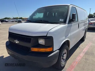 2013 Chevrolet Express Cargo с VIN 1GCWGFCA3D1169412, выставлен на аукционе IAAI как лот 42886742 с пробегом 304 834 миль миль и . История ставок и продаж доступна на DreamBid. Изображение 1.