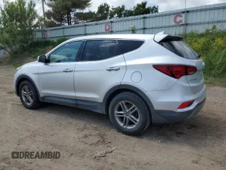 2017 Hyundai Santa Fe 2.4L z VIN 5XYZTDLB9HG466552, wystawiony jako Copart lot #57265315 z przebiegiem 123 390 mil mil oraz Czysty tytuł • Clean title. Historia ofert i sprzedaży dostępna na DreamBid. Obrazek 2.