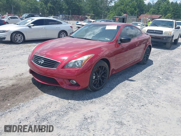 2015 Infiniti Q60 S Limited with VIN JN1CV6EKXFM870323, listed as a IAAI auction lot 42603491 with 88,271 mi miles and . Bid and sale history available at DreamBid. Image 2.