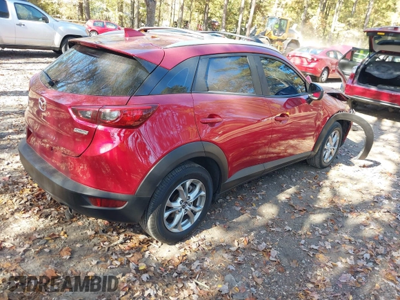 2019 Mazda CX-3 Sport with VIN JM1DKFB76K0440641, listed as a IAAI auction lot 40741740 with 39,578 mi miles. Bid and sale history available at carsss.com. Image 4.