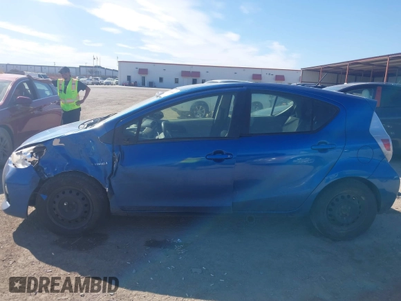 2013 Toyota Prius One with VIN JTDKDTB33D1057055, listed as a IAAI auction lot 41698984 with 234,229 mi miles. Bid and sale history available at carsss.com. Image 14.