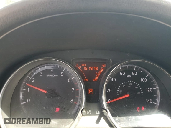 2013 Nissan Versa SV with VIN 3N1CN7AP7DL873081, listed as a Copart auction lot 57222385 with 151,978 mi miles and Salvage title. Bid and sale history available at DreamBid. Image 9.